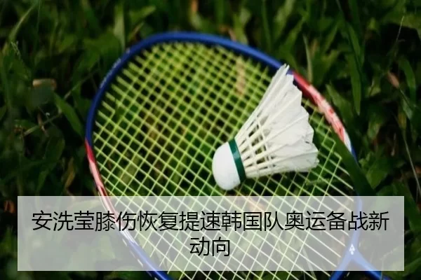 安洗莹膝伤恢复提速韩国队奥运备战新动向